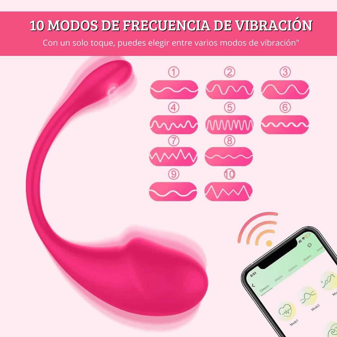 Contrólala por Bluetooth con el Masajeador de Punto G
