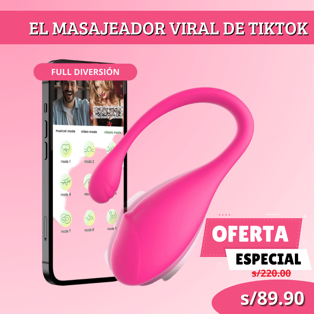 Contrólala por Bluetooth con el Masajeador de Punto G